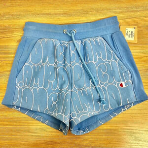 Champion NWT Reverse Weave Bubble Spell Out High Rise Shorts - Size S